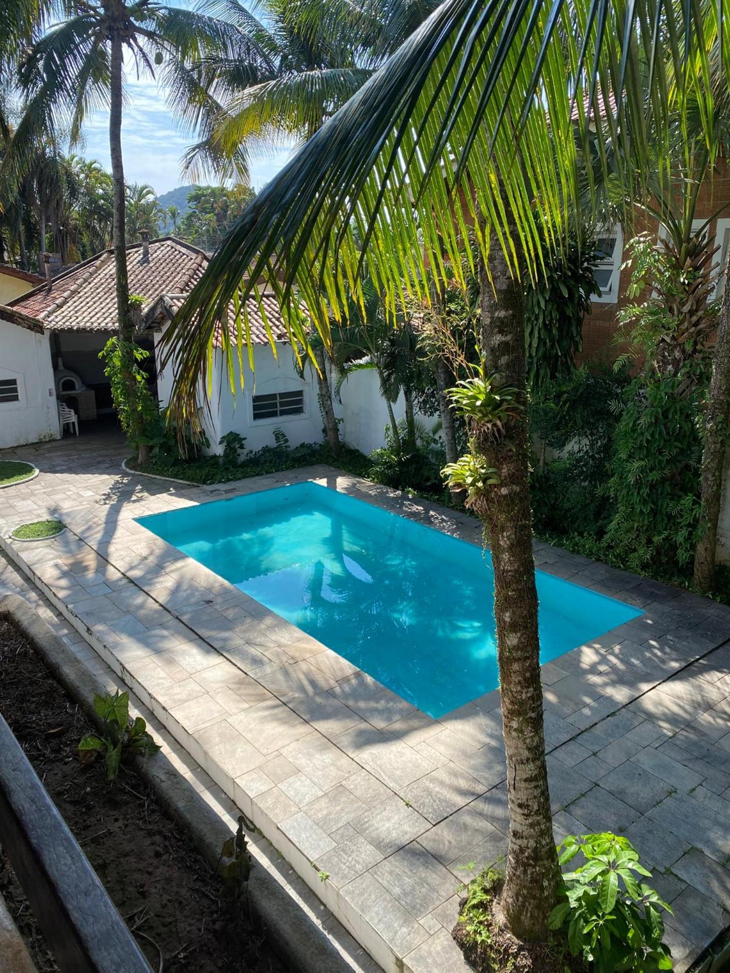 Casarao No Guaruja Com Piscina Vila Exterior foto