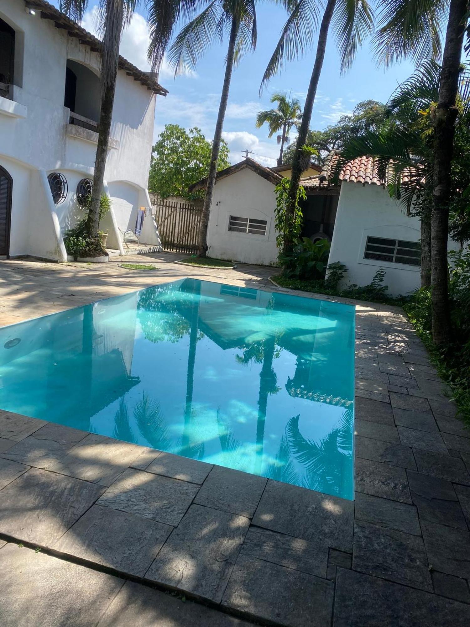 Casarao No Guaruja Com Piscina Vila Exterior foto